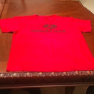 Mens mossy oak cotton tea shirt